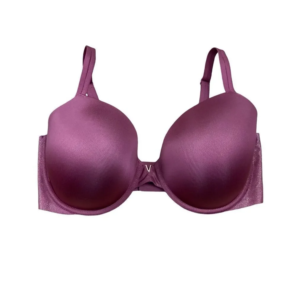 Victoria’s Secret rose/gold sparkle lined perfect coverage bra
